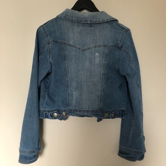 Crop Denim Jacket - Picture 2 of 2